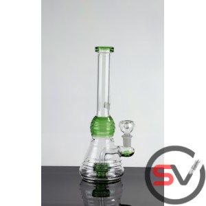 STRAIGHT NECK BEEHIVE WATER PIPE 10inch